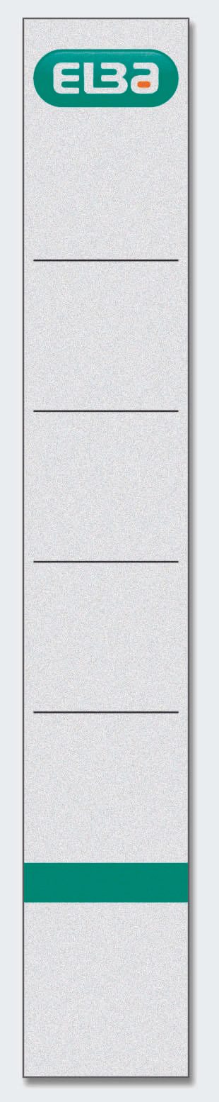 ELBA Einsteck-Rückenschilder 30,0 x 190,0 mm