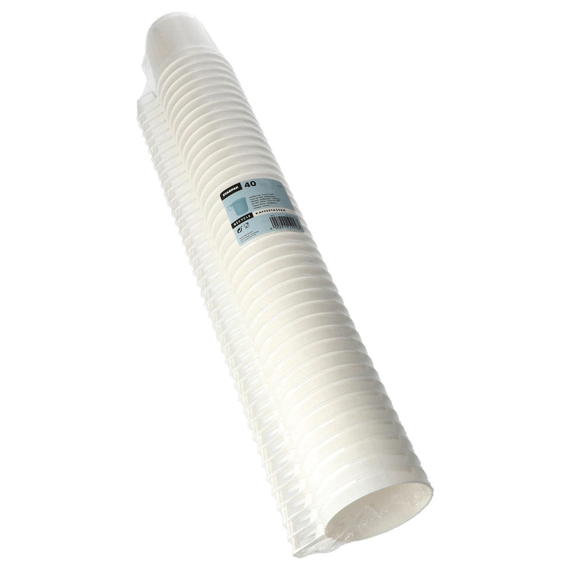 STARPAK Einweg-Kaffeetassen 8 cm 0,25 l weiß