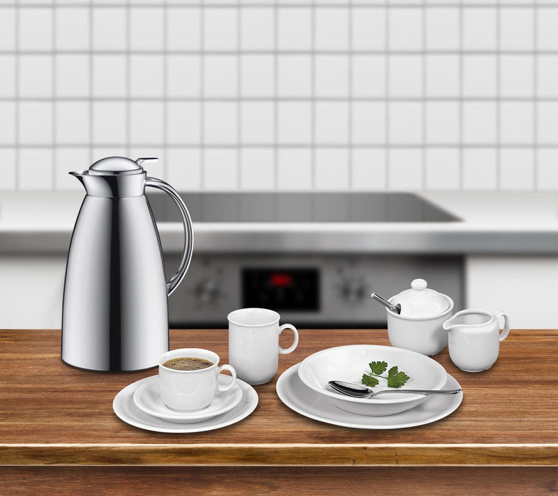 Seltmann Weiden Compact Kaffeeservice Kaffeebecher: 0,25 l, Kaffeetassen: 0,21 l, Sahnegießer: 0,17 l weiß