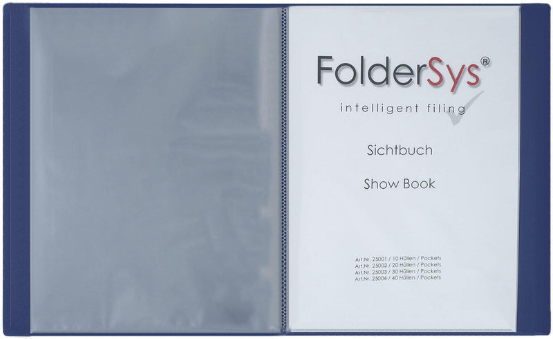 FolderSys Sichtbuch FolderSys® DIN A4 blau