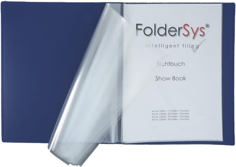 FolderSys Sichtbuch FolderSys® DIN A4 blau
