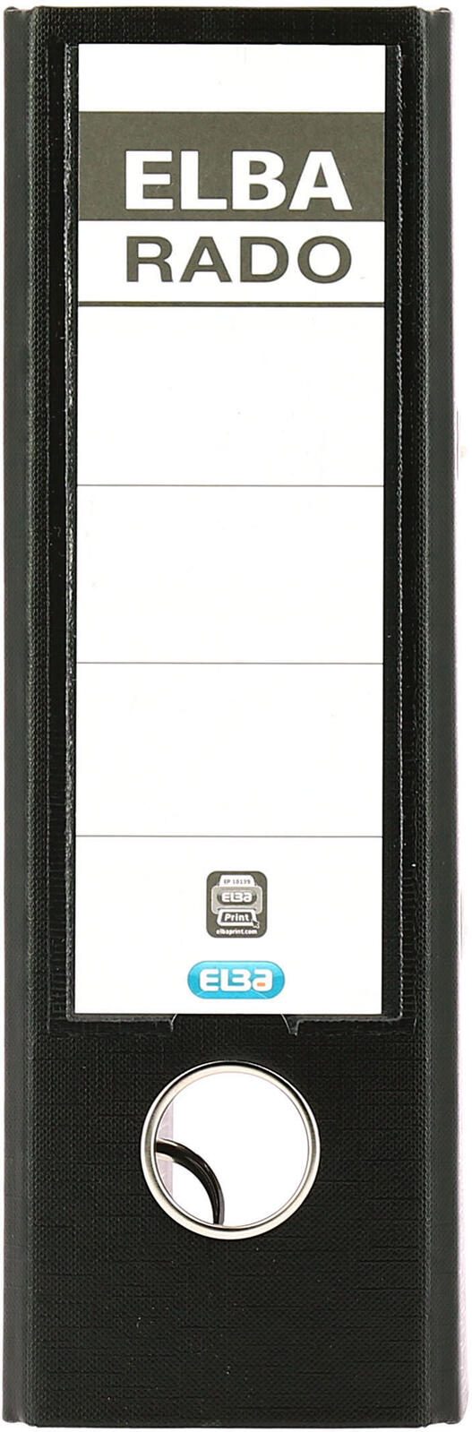 ELBA Ordner Rückenbreite 7.5 cm DIN A5 hoch Kunststoff schwarz