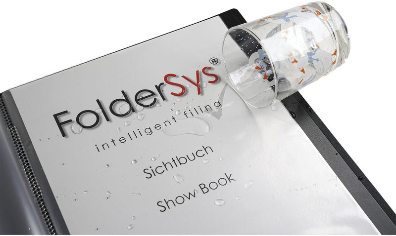 FolderSys Sichtbuch FolderSys® DIN A4 schwarz