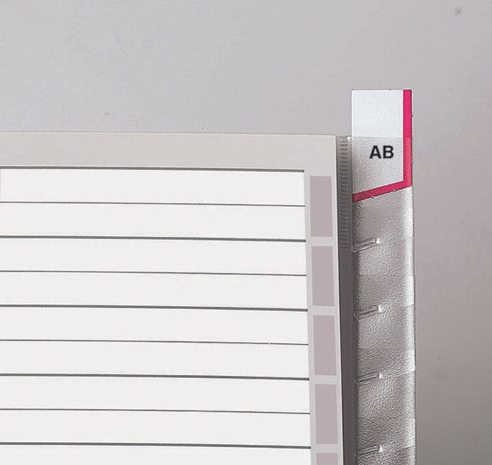 LEITZ Ordnerregister Vollformat, Überbreite blanko DIN A4