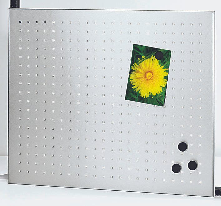 blomus Magnettafel gelocht 50,0 x 60,0 cm silber