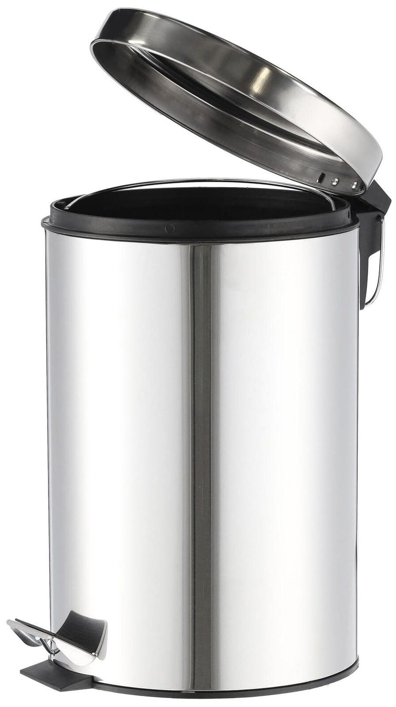 Zeller Mülleimer 12,0 l edelstahl