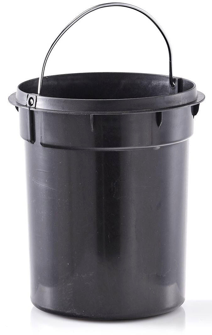 Zeller Mülleimer 12,0 l edelstahl