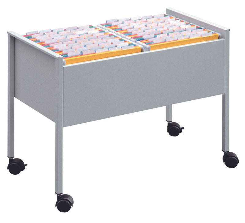 DURABLE Hängemappenwagen Quer-Registratur silber für bis zu 100 Hängemappen