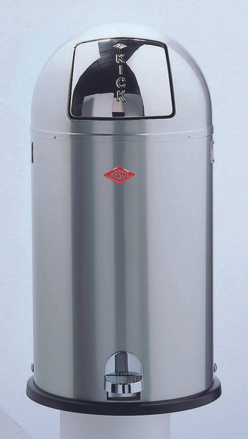 WESCO Mülleimer 40,0 l neusilber
