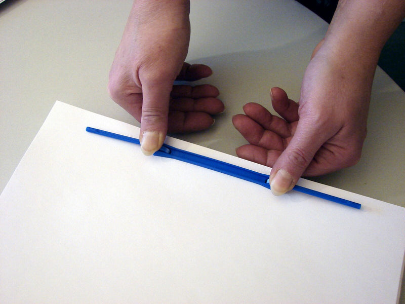 Top-Print Abheftbügel E-Clip blau
