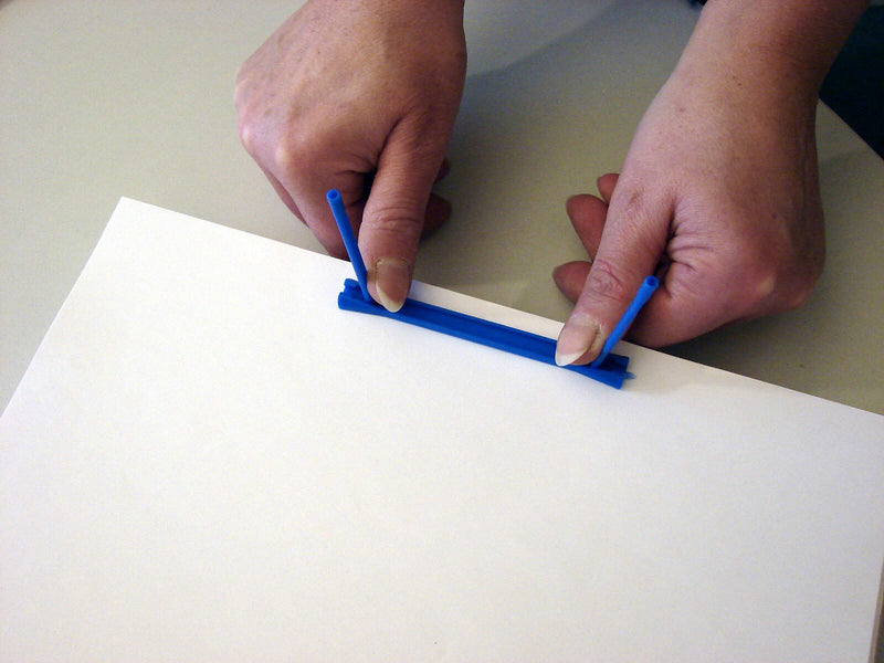 Top-Print Abheftbügel E-Clip blau