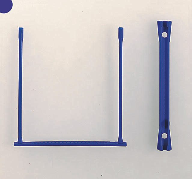 Top-Print Abheftbügel E-Clip blau