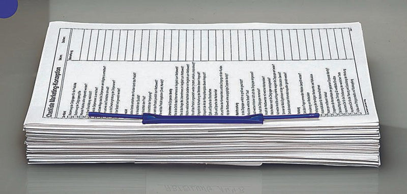 Top-Print Abheftbügel E-Clip blau