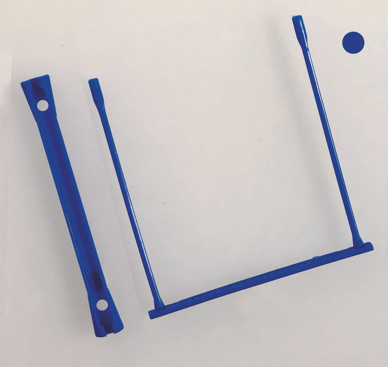 Top-Print Abheftbügel E-Clip blau