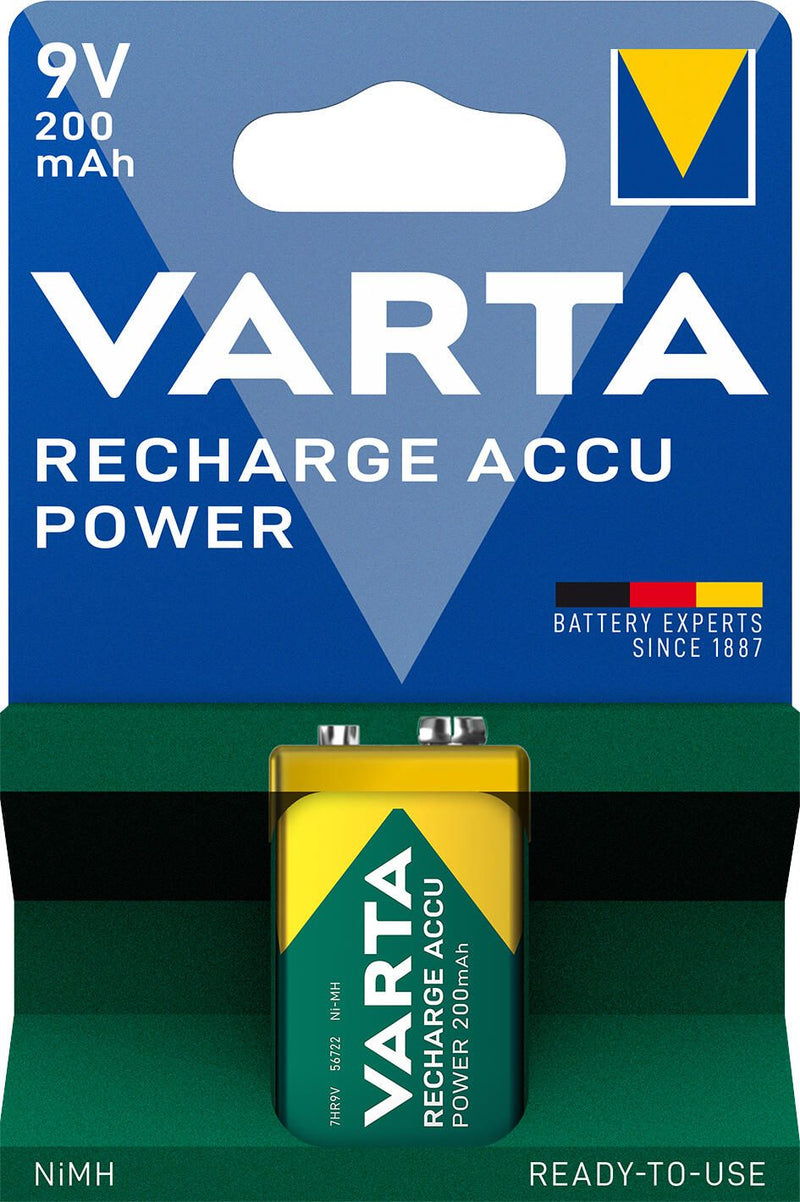 VARTA Akku RECHARGE ACCU Power E-Block 9 V