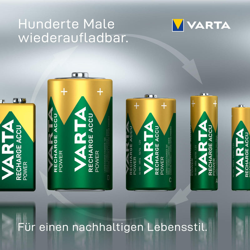 VARTA Akkus RECHARGE ACCU Power Mono D 1.2 V