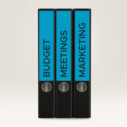AVERY Zweckform Ordneretiketten 38,0 x 192,0 mm blau