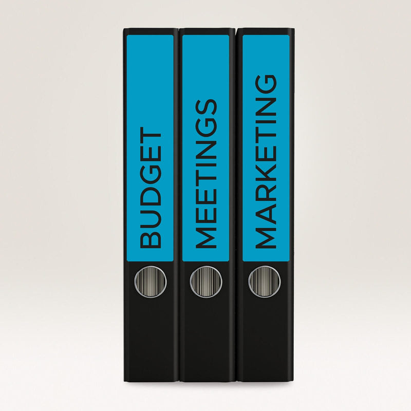 AVERY Zweckform Ordneretiketten 38,0 x 192,0 mm blau