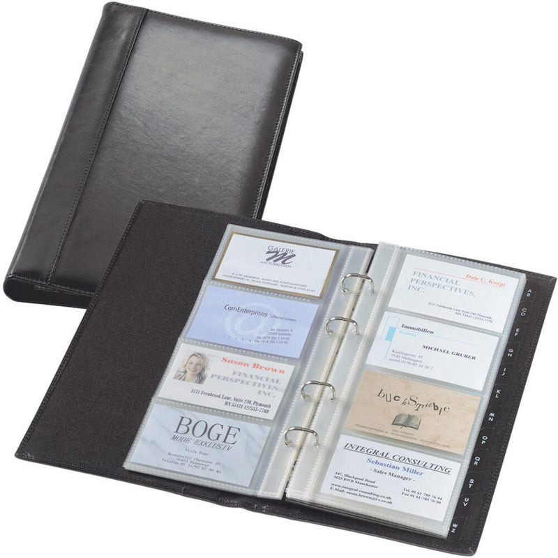 SIGEL Visitenkarten-Ringbuch schwarz