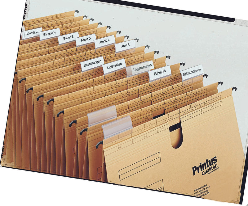 Vollsichtreiter PVC transparent