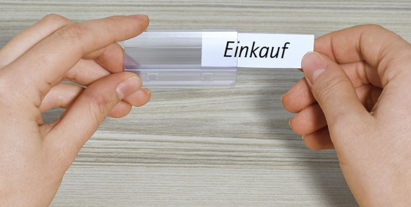 Vollsichtreiter PVC transparent