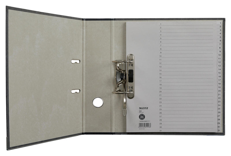 LEITZ Ordnerregister Vollformat, Überbreite 1-31 DIN A4