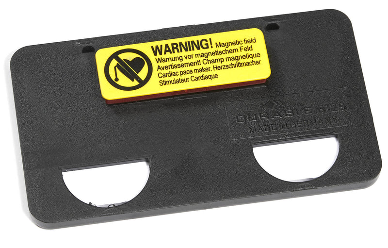 DURABLE Clip-Card Namensschilder schwarz 7.5 cm x 4 cm