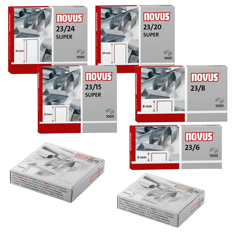 novus Heftklammern SUPER 23/15