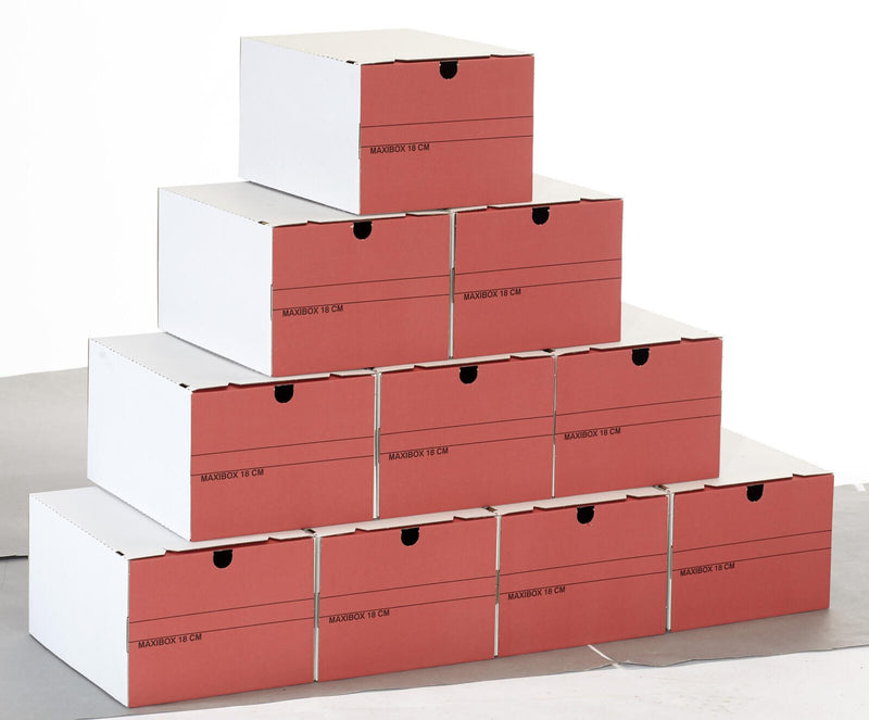 Top-Print Archivboxen für individuelle Aufbewahrung 24,4 x 32,1 x 18,5 cm