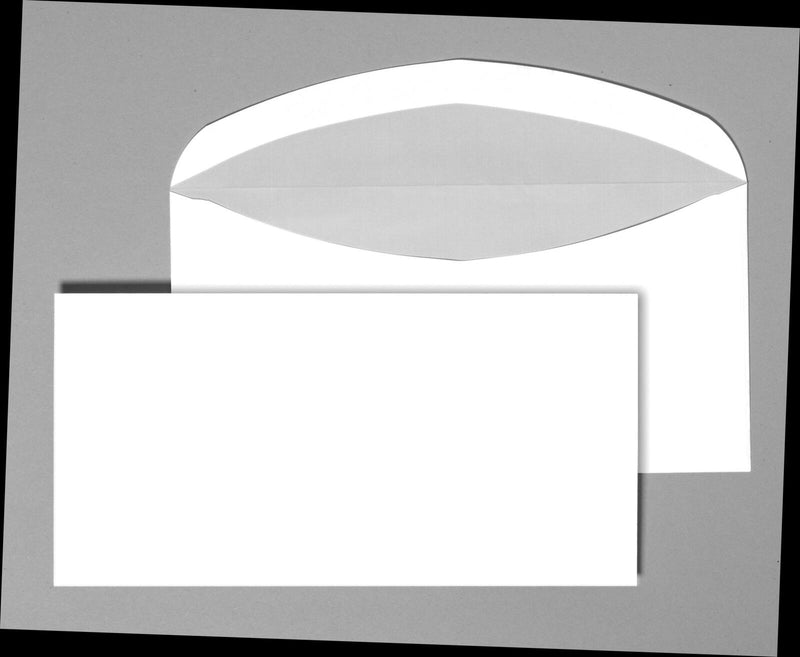 BONG Briefumschläge DIN lang ohne Fenster nassklebend
