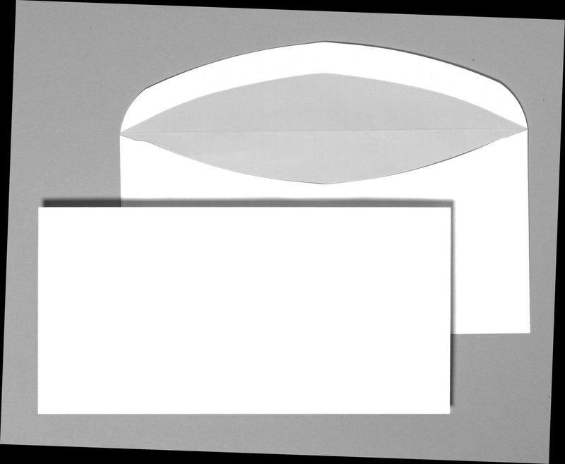 BONG Briefumschläge DIN lang ohne Fenster nassklebend