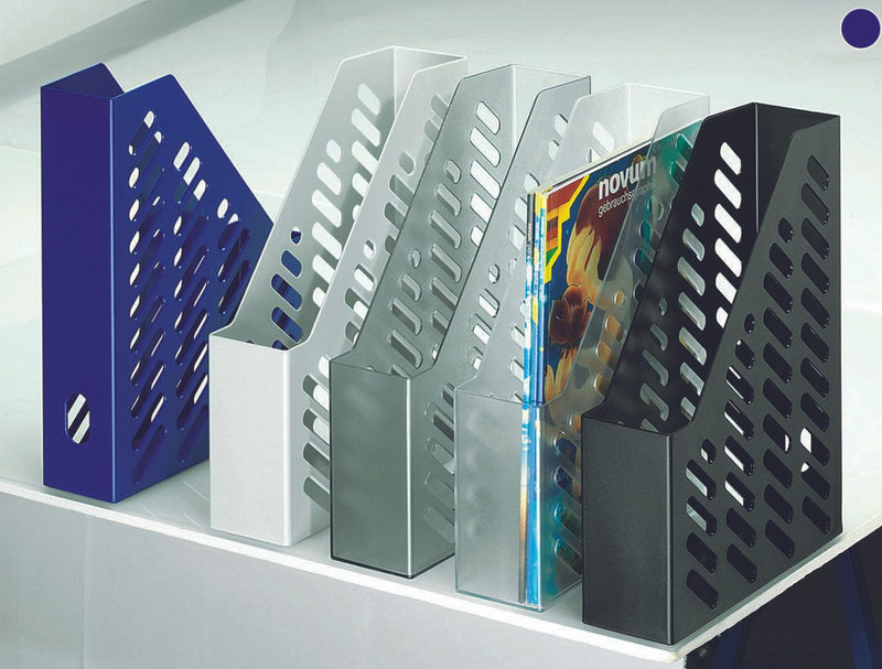 HAN Stehsammler Klassik antistatischer, schwermetallfreier Kunststoff blau , DIN A4
