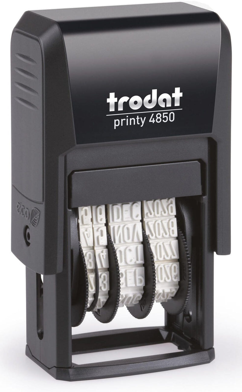 trodat Datumstempel mit Text printy Dater 'GEFAXT'