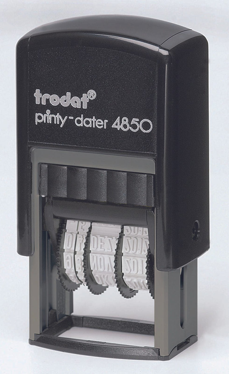 trodat Datumstempel mit Text printy Dater 'GEFAXT'