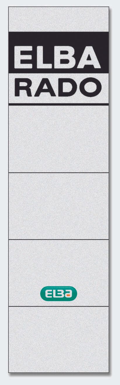 ELBA Einsteck-Rückenschilder 44,0 x 159,0 mm