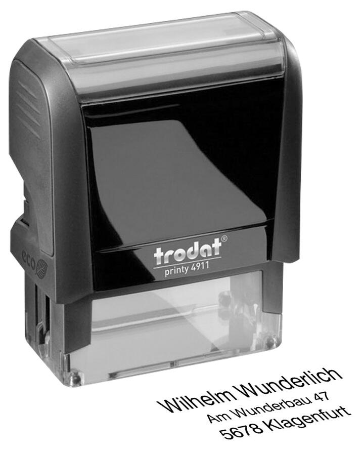 trodat Textstempel, individualisierbar printy 4911 ohne Logo
