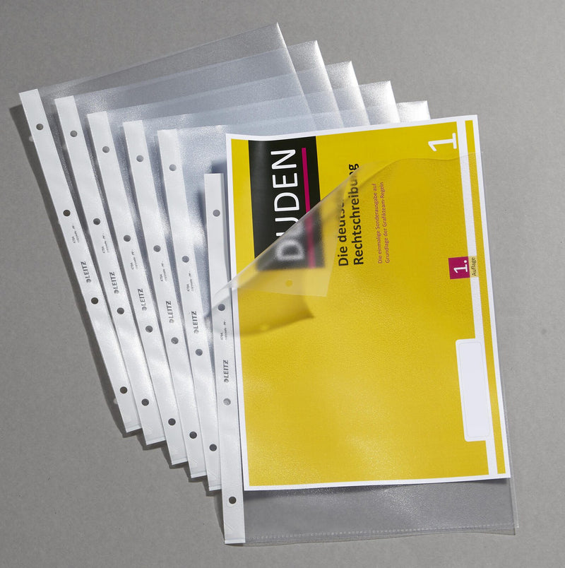 LEITZ Prospekthüllen DIN A4 0.13 mm transparent