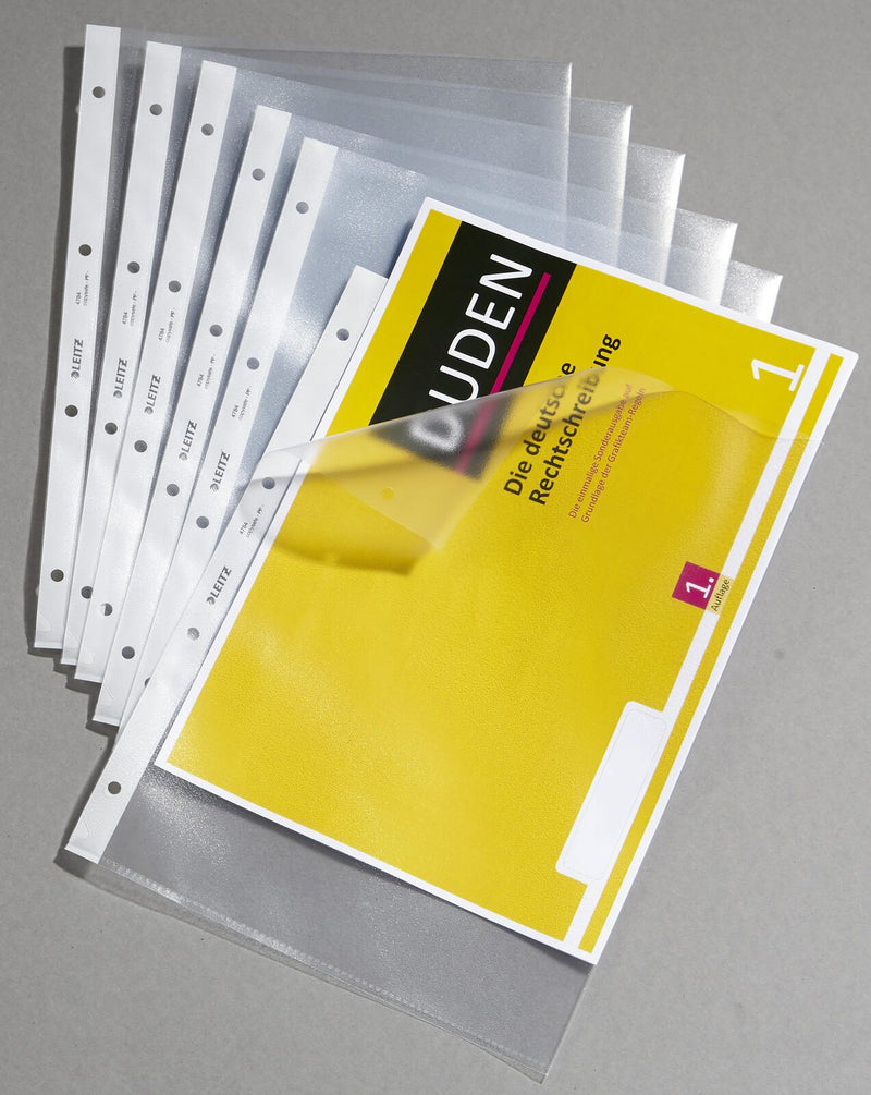 LEITZ Prospekthüllen DIN A4 0.13 mm transparent
