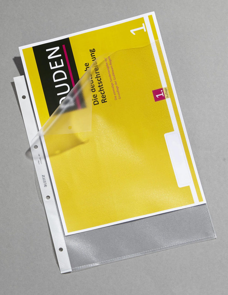 LEITZ Prospekthüllen DIN A4 0.13 mm transparent