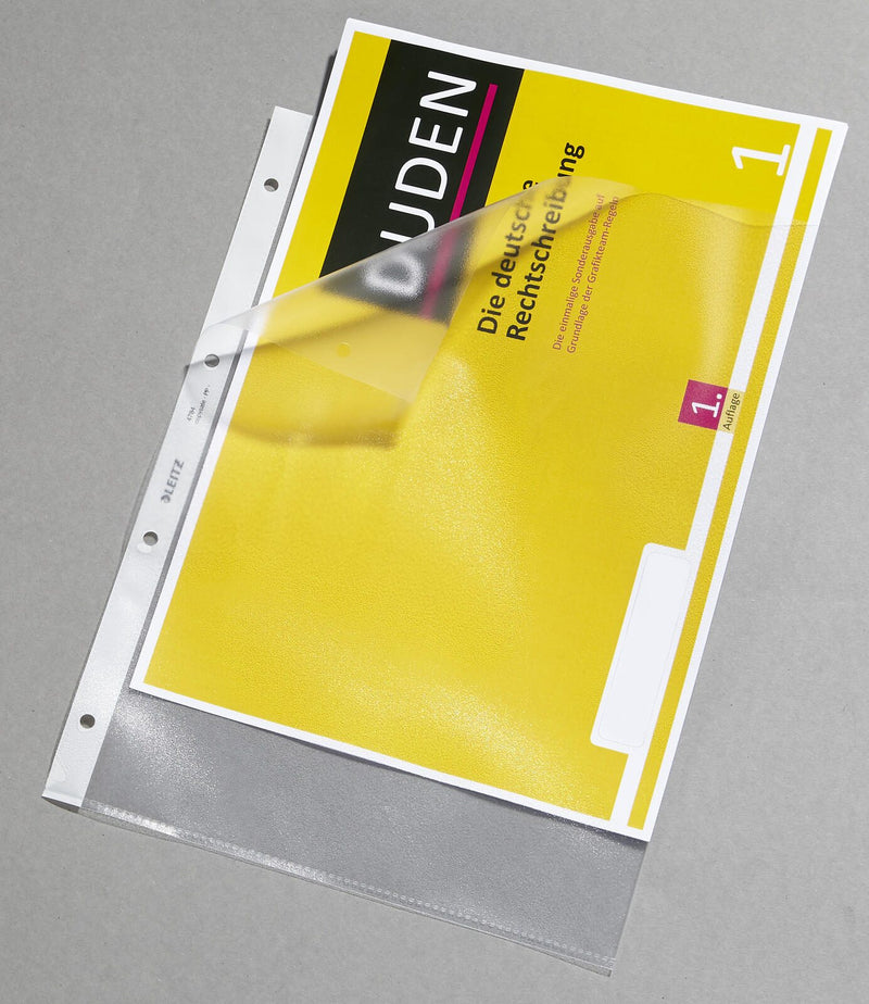 LEITZ Prospekthüllen DIN A4 0.13 mm transparent