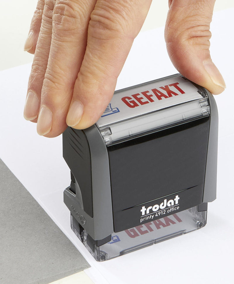 trodat Textstempel Office Ecoprinty 'GEFAXT'