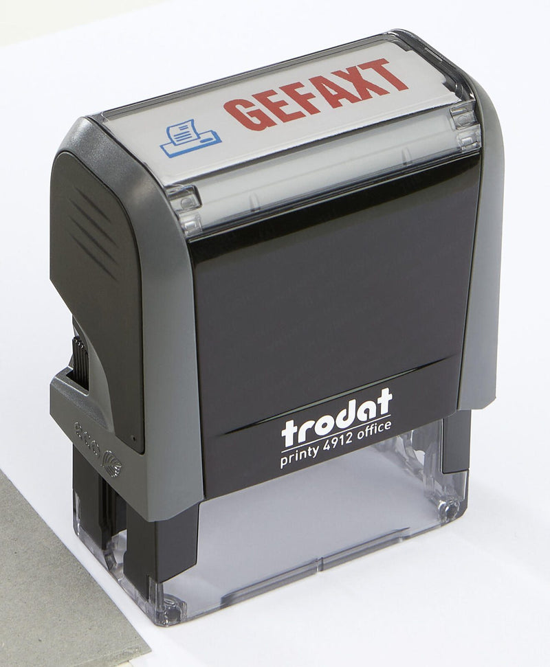 trodat Textstempel Office Ecoprinty 'GEFAXT'