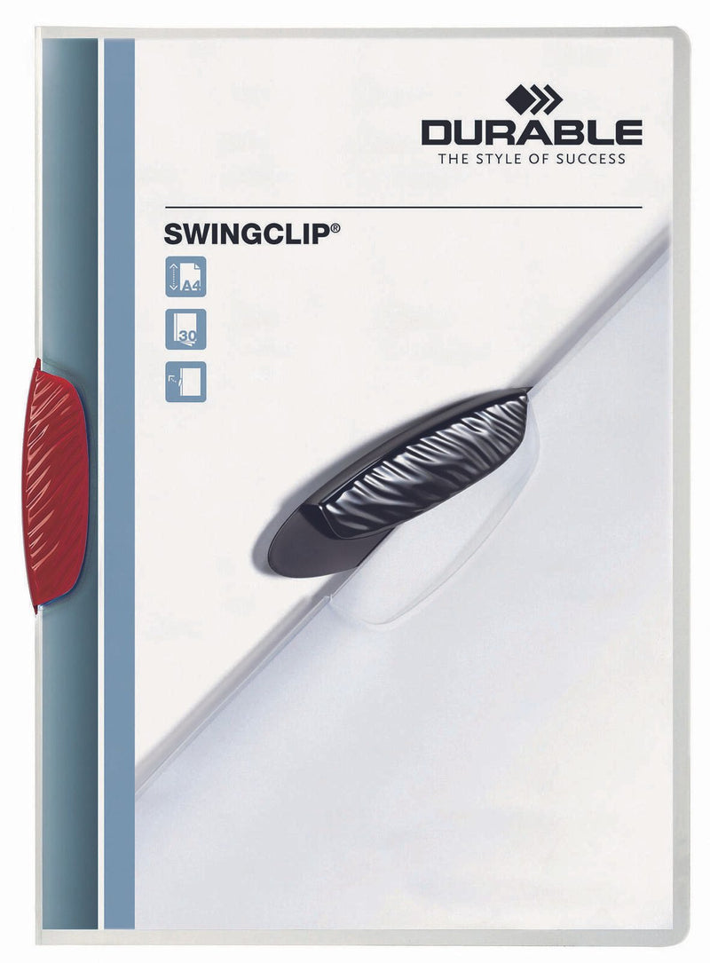 DURABLE Klemmhefter Swingclip DIN A4 rot