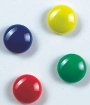 Zeller Magnete Ø 2,0 x 0,9 je 3x rot, blau, gelb, grün