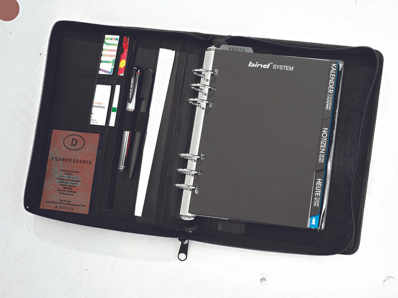 bind Terminplaner 21,0 x 4,2 x 26,3 cm schwarz