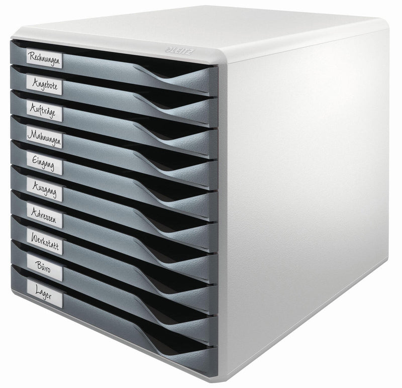 LEITZ Schubladenbox 52810089 DIN A4 28,5 x 35,5 x 29,0 cm