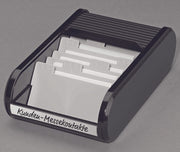 helit Visitenkartenbox schwarz/schwarz schwarz