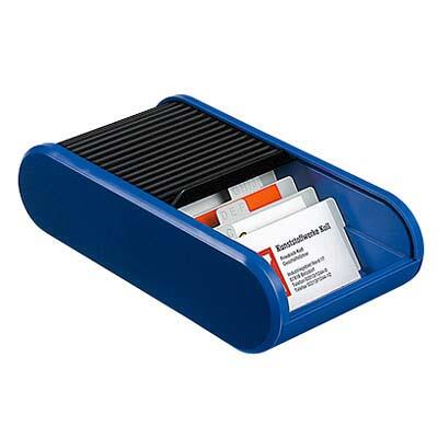 helit Visitenkartenbox blau/schwarz blau
