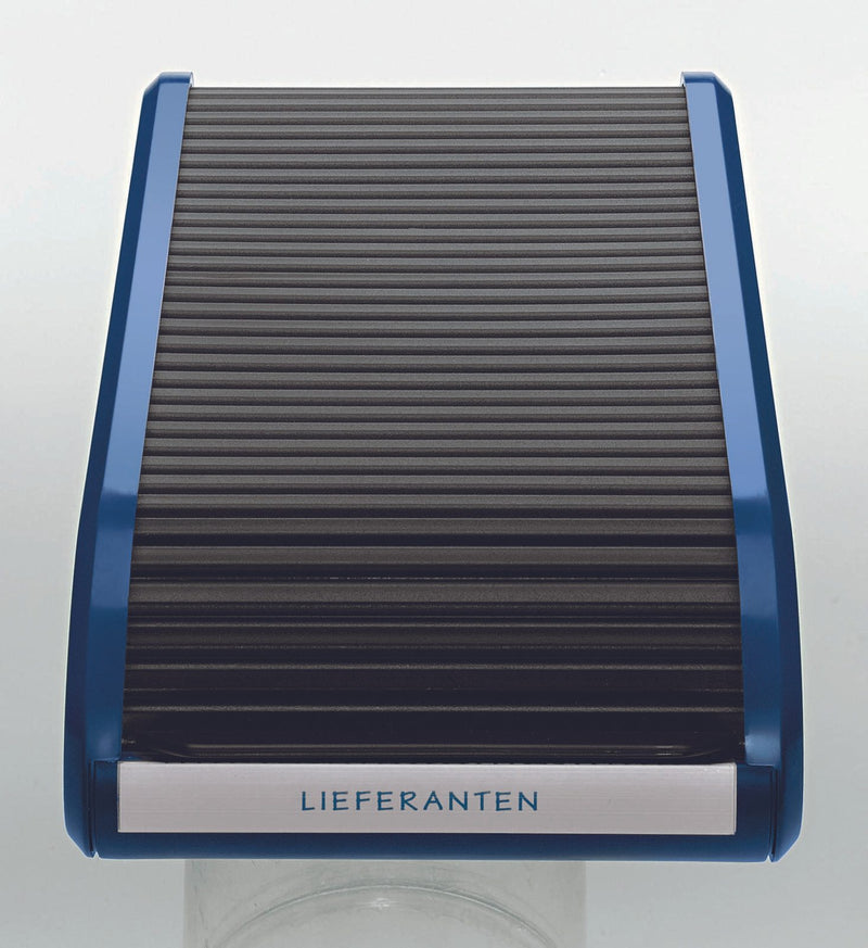 helit Visitenkartenbox blau/schwarz blau