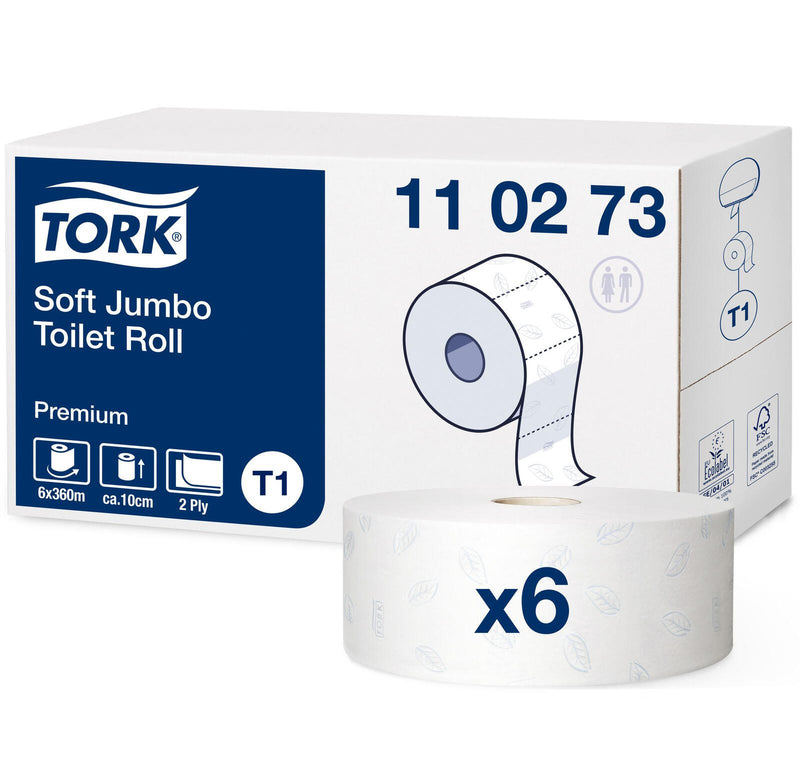 TORK Jumbo-Toilettenpapier T1 Premium Soft 2-lagig